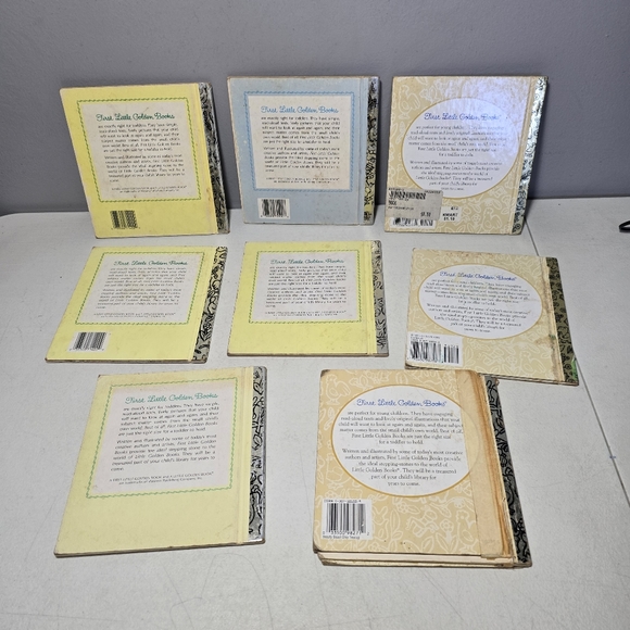 First Little Golden Books Small Books Lot of 8 Disney Sesame Street *USED* - Picture 2 of 5